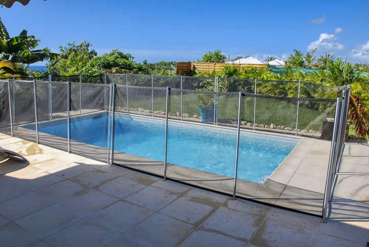 30.Location villa piscine Saint François Guadeloupe_Filet piscine